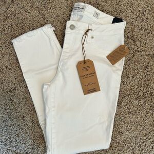 Lucky Brand Women's White Lolita Crop Stretch Jeans Sz 4/27